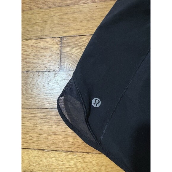 Lululemon Size 12 Hotty Hot Short Long 4" Black - Picture 4 of 5